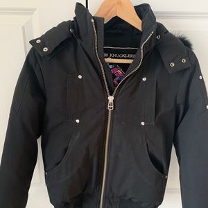 Kids Moose Knuckles Debbie Winter Bomber Jacket